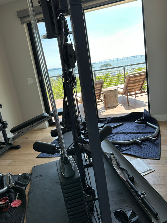 Home fitness equipment assembly service for a new gym setup. 2